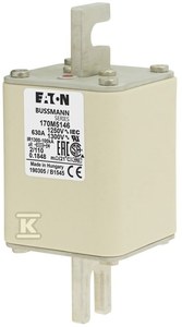 Wkładka szybka, 630 A, AC 1250 V, rozmiar 2, 61 x 75 x 138 mm, aR, DIN, IEC 170M5146