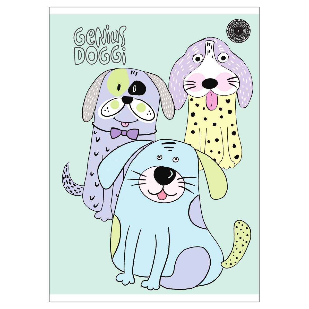 Ziemia Obiecana Jami, Genius Doggi, Zeszyt, A5, 16k, Linia