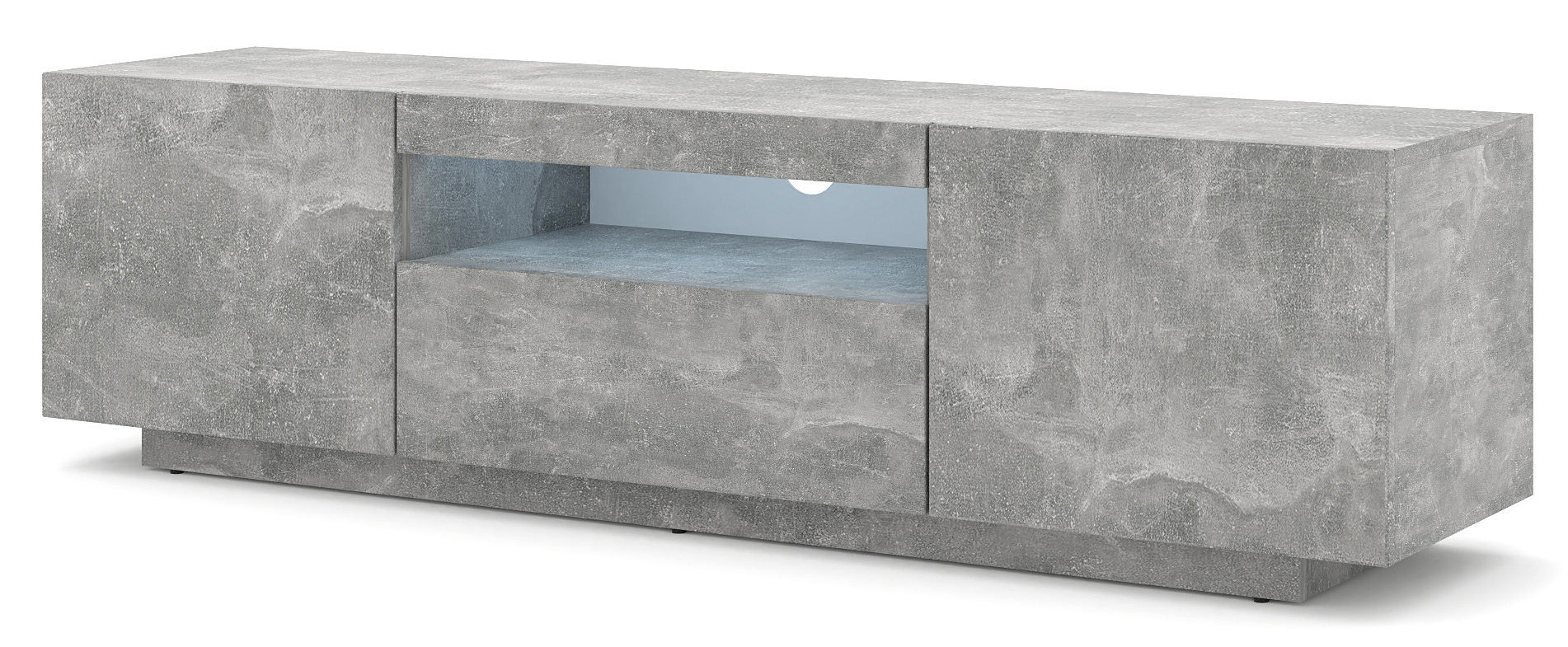 Szafka pod TV stojąca lub wisząca beton F1-F18