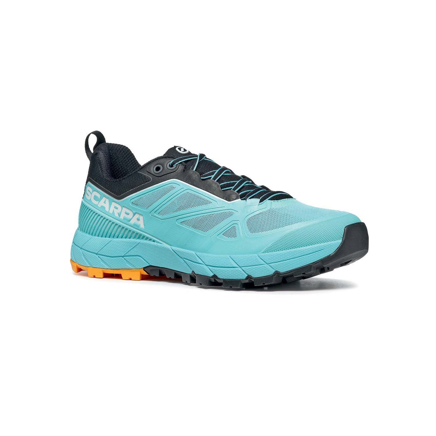 Damskie buty podejściowe Scarpa Rapid aqua/sunny orange - 36,5