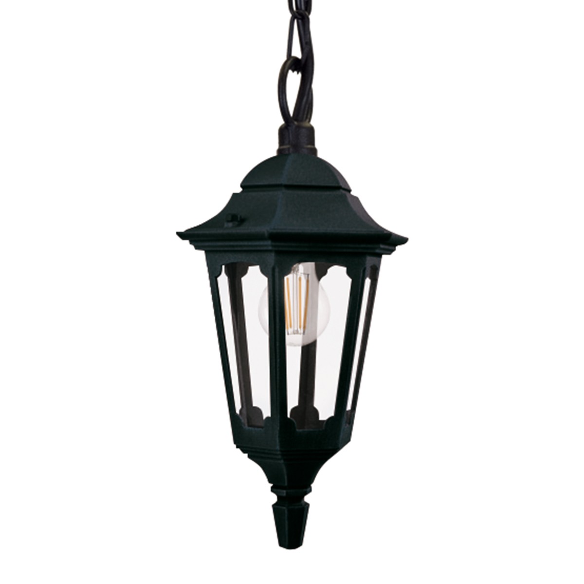 Parish latarnia wisząca czarna PR9-BLACK Elstead Lighting