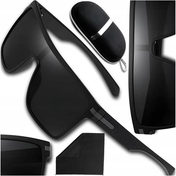 Męskie Okulary przeciwsłoneczne duże polaryzacyjne