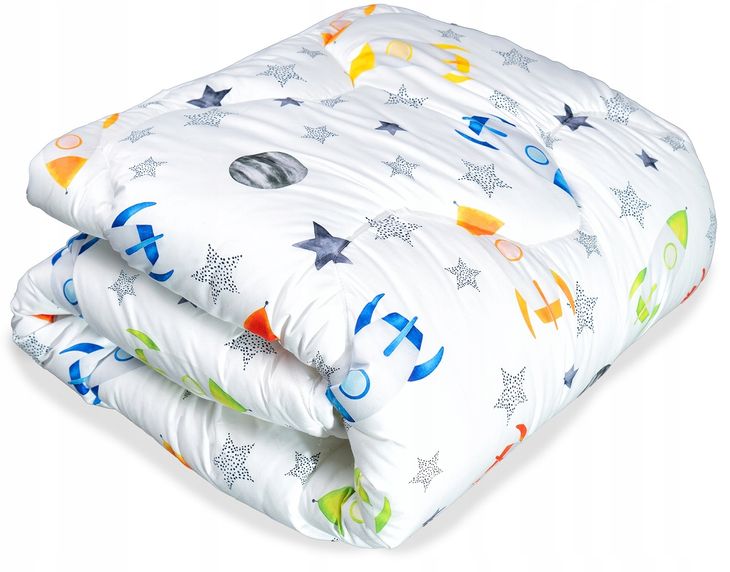 Kołdra 140x200 Dla Dziecka Pościel Rakiety Nadruk Dwa W Jednym Z Polski