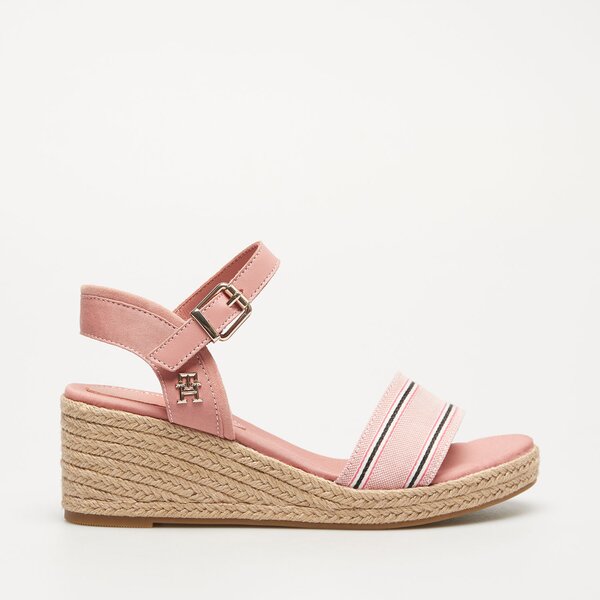 TOMMY HILFIGER SHIRTING WEDGE SANDAL - Tommy Hilfiger