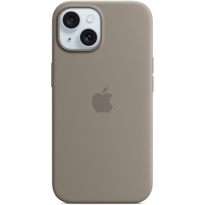 Apple Etui  Silicone Case MagSafe do iPhone 15 Popielaty brąz
