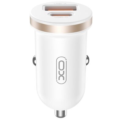 Ładowarka samochodowa XO CC56 PD 30W Biały
