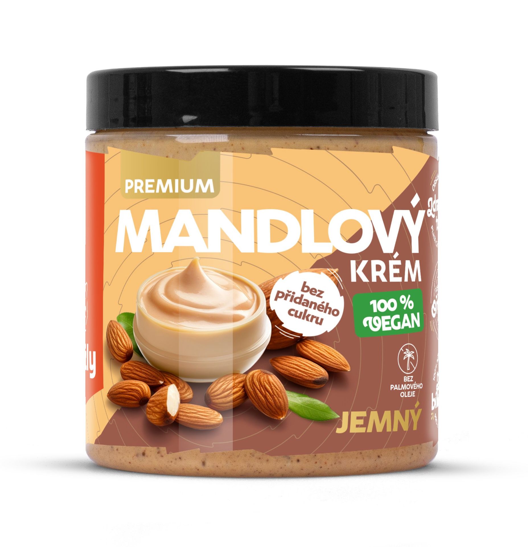 GRIZLY Delikatny krem migdałowy premium 250 g