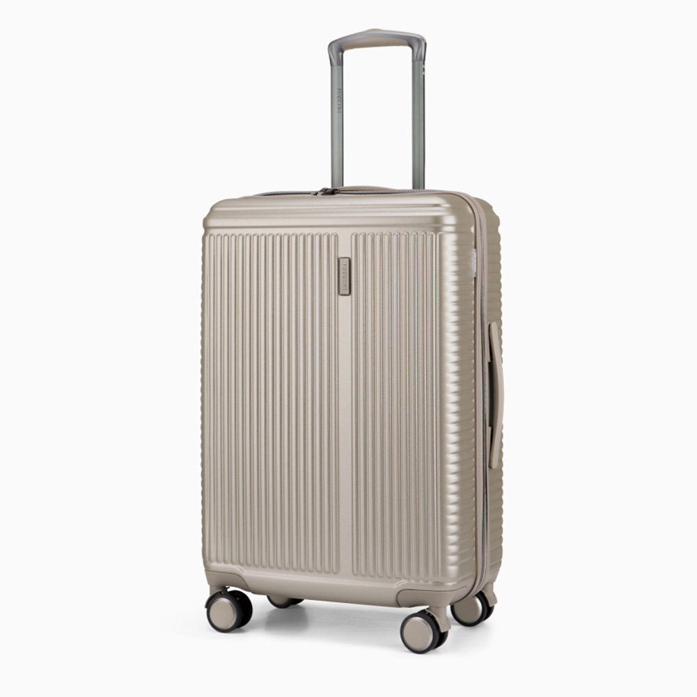 Średnia walizka PUCCINI GENEVA PC033B 6C Szampańska