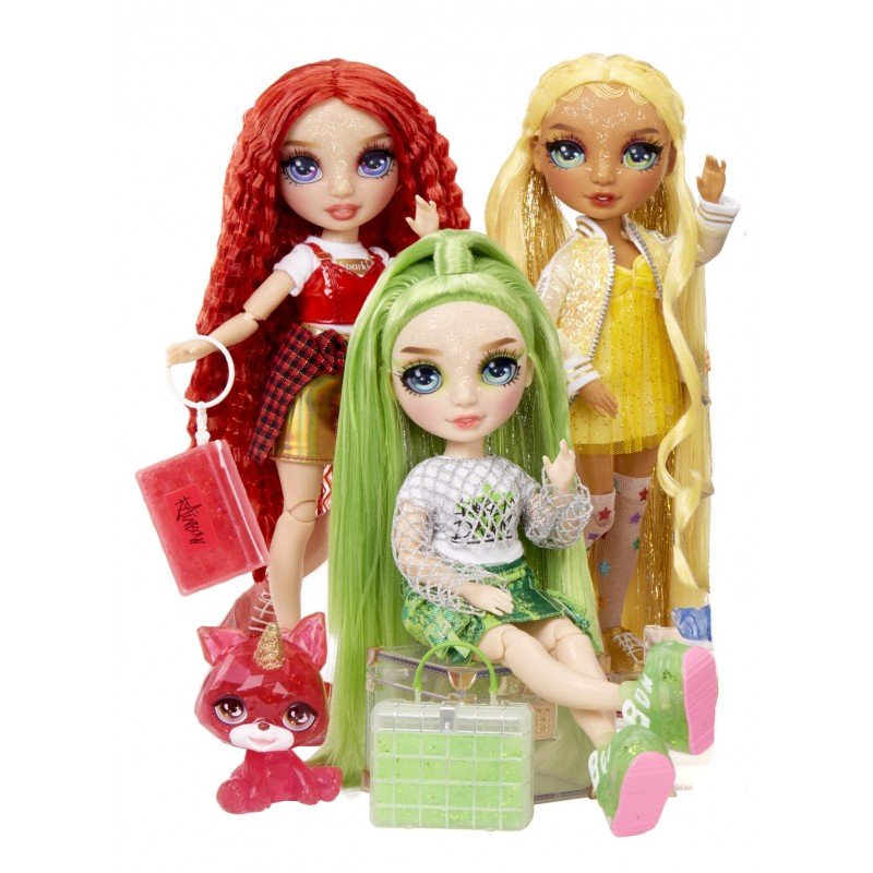 Zestaw 3 lalek Classic Rainbow Fashion Dolls Asst 1
