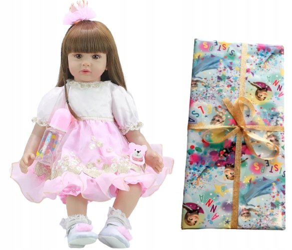 LALKA Z AKCESORIAMI WYSOKA JAKOŚĆ PREZENT 60cm