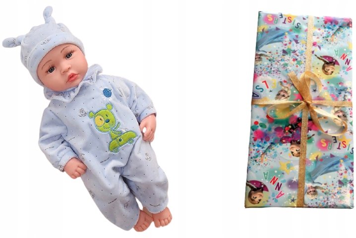 LALKA REBORN NA BATERIE JAK ŻYWE DZIECKO 45CM