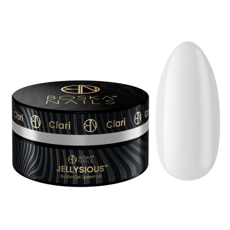 Boska Nails, Jellysious Clari, Przezroczysty żel budujący do paznokci galaretka Builder Gel System UV, 30ml