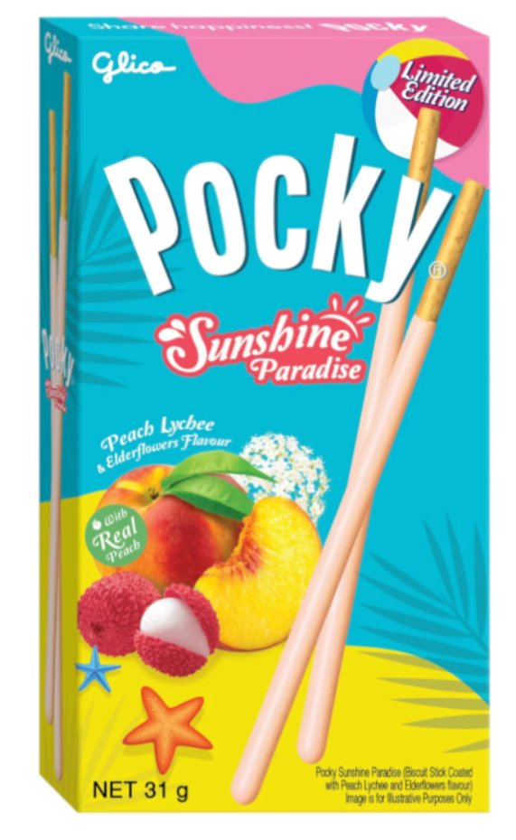 Pocky Summer Paradise Brzoskwinia Liczi Czarny Bez