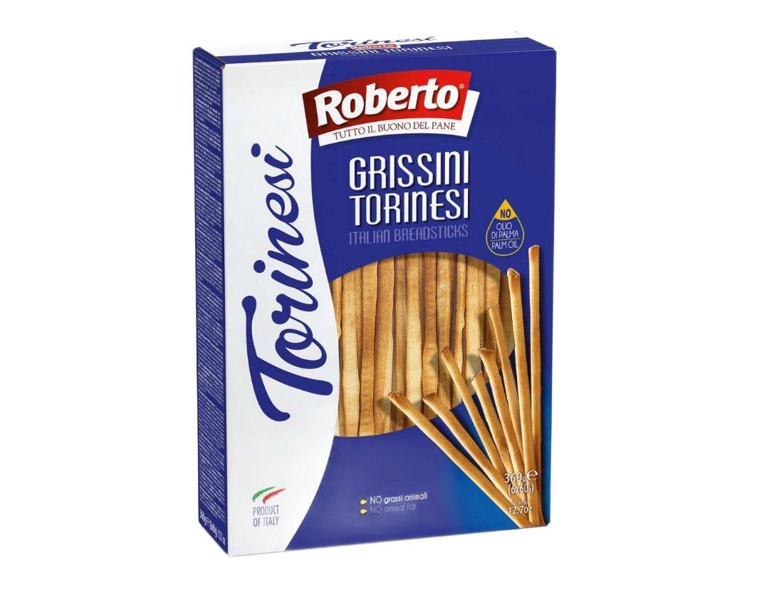 Ciastka Grissino Torinesi 360 g (6szt. x 60 g) ROBERTO