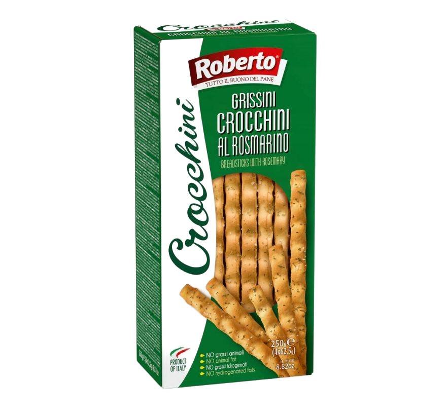 Ciastka Griss Crocchini z Rozmarynem 250g ROBERTO