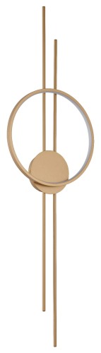Exton - kinkiet LED złoty mat malowany 241201-09