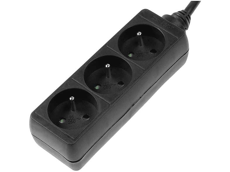 Listwa zasilająca HAMA Standard 3gn, 3m Czarny P2223743
