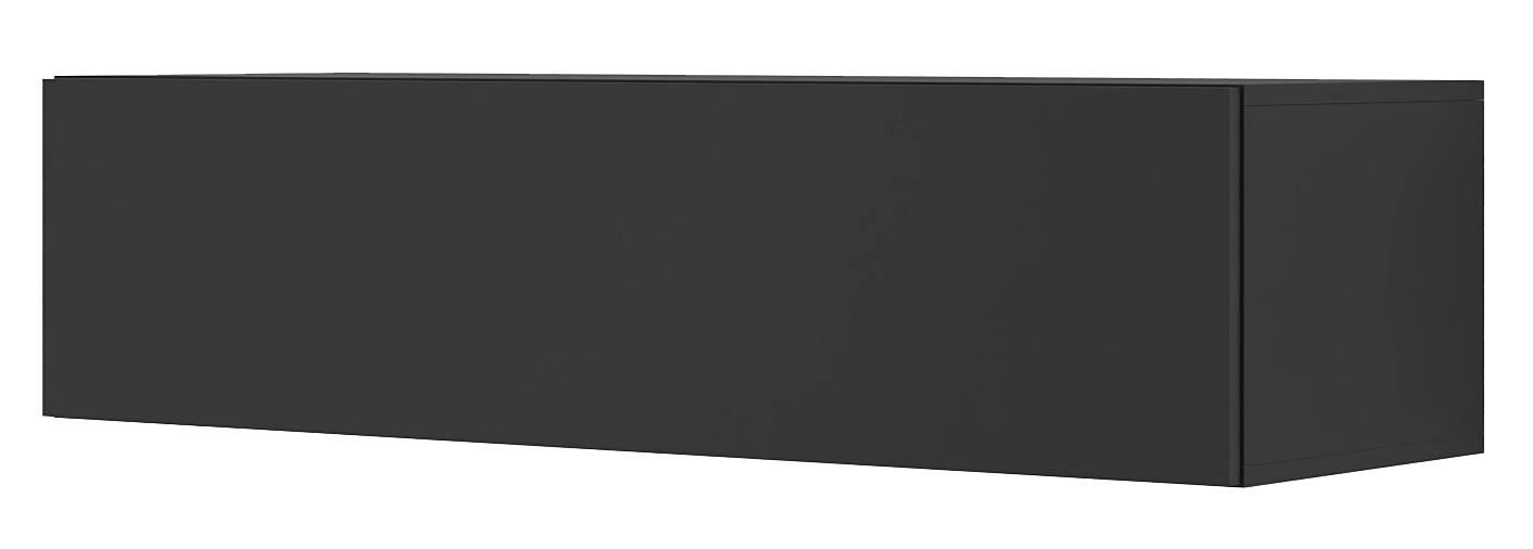 Czarna Wisząca Szafka Pod Tv 120 Cm E0-G64