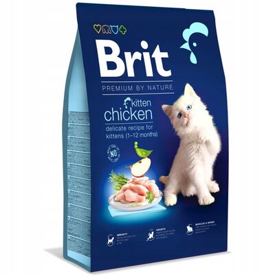 BRIT Premium By Nature Kitten 300g + niespodzianka dla kota GRATIS!