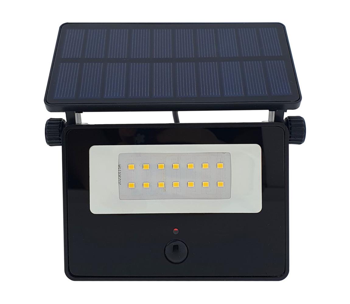 LED Zewnętrzny solarny reflektor z czujnikiem LED/5W/3,7V 4200K IP44