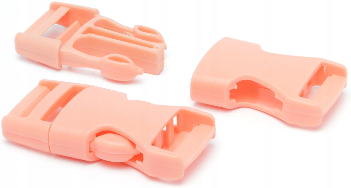 Klamry plastikowe 10 szt. 20mm ŁOSOSIOWE