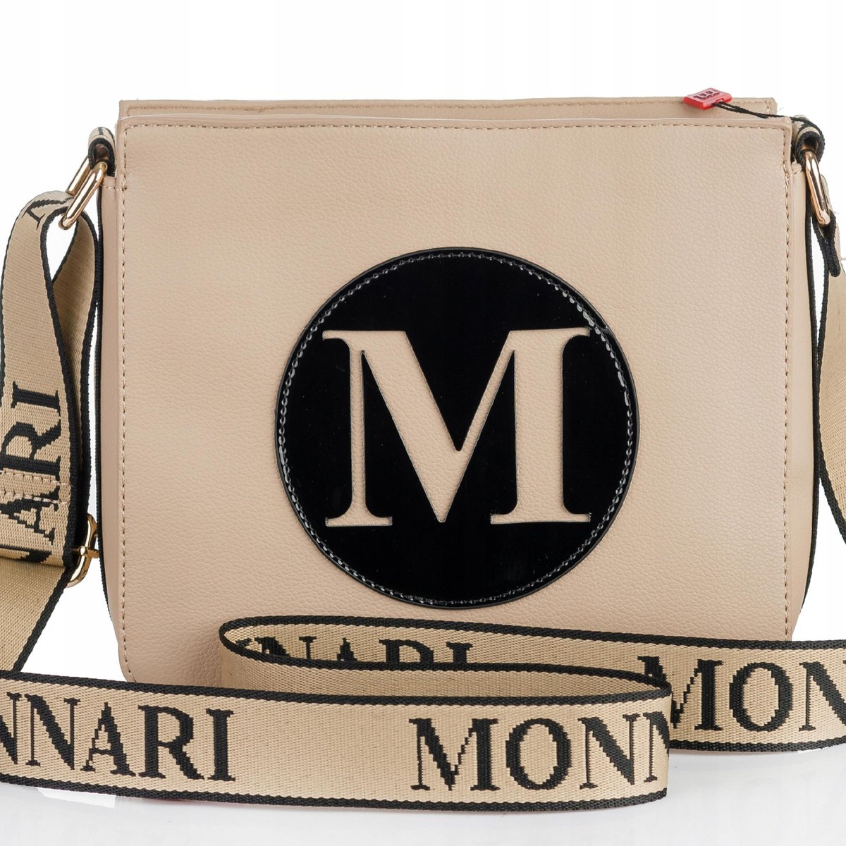 SPORTOWA Damska TOREBKA crossbody LISTONOSZKA MONNARI PREMIUM BEŻOWY
