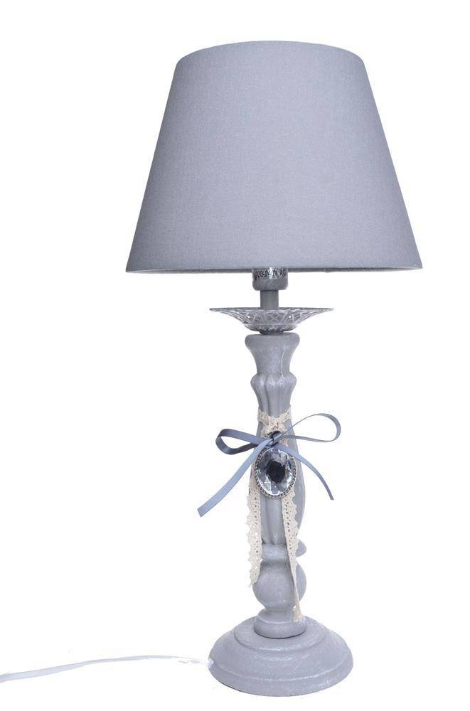 Lampka nocna szara