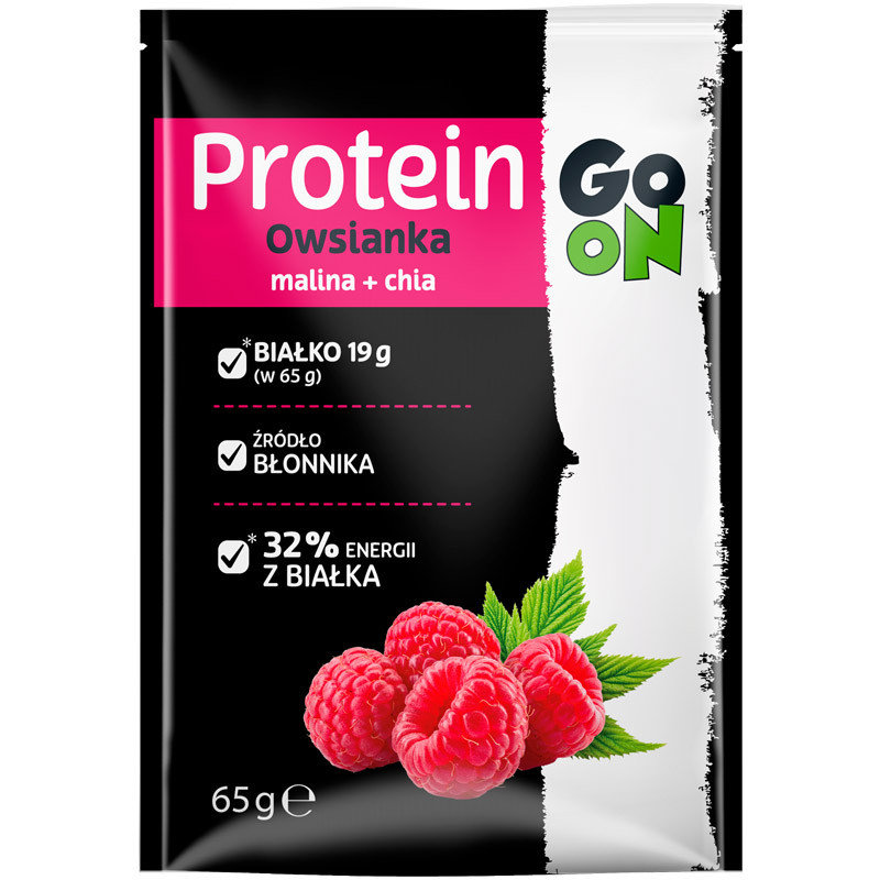 GO ON Protein Owsianka 65g Raspberry Chia