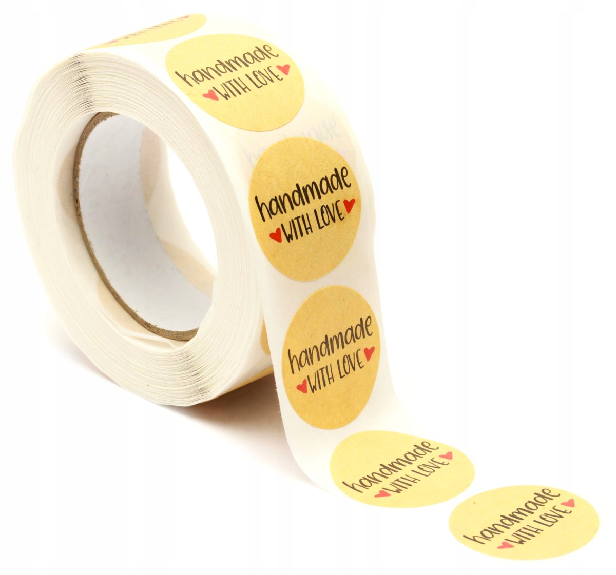 Naklejki handmade na rękodzieło 500 sztuk ROLKA