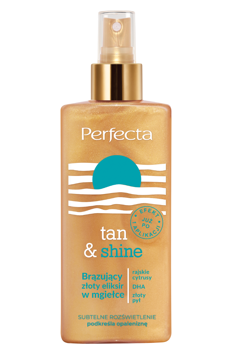 Perfecta Sunny - Mgiełka brązująca z drobinami 150 ml