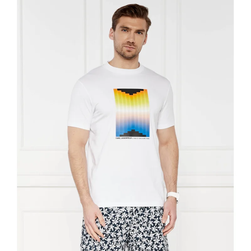 Karl Lagerfeld T-shirt CREWNECK | Regular Fit | stretch