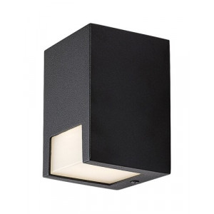 RABALUX 77054 Cernon Zewnętrzna lampa ścienna   IP44 czarny GU10 1x MAX 7
