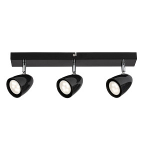 RABALUX 73019 Perico spot sufitowy czarna GU10 3x MAX 5W  IP20