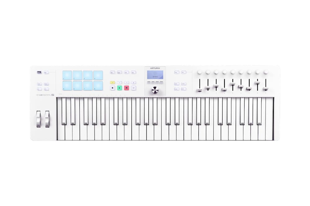 Arturia KeyLab Essential 49 Mk3 Alpine White - kontroler MIDI