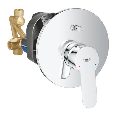 Grohe BauEdge - Podtynkowa bateria wannowa z korpusem, chrom 29079000