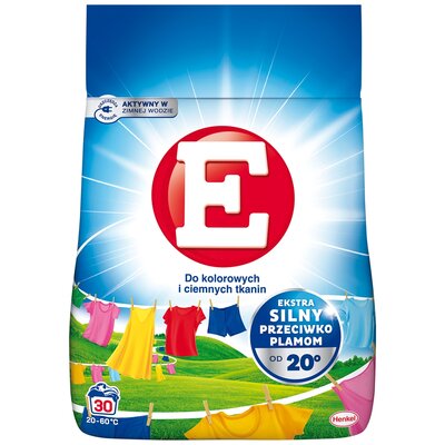 E Proszek do prania do kolorowych i ciemnych tkanin 1,65 kg (30 prań)