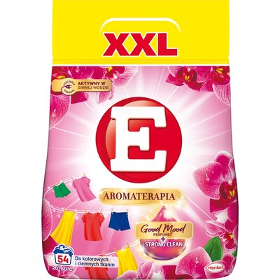 E Aromaterapia XXL Proszek do prania do kolorowych i ciemnych tkanin orchidea 2,97 kg (54 prania)
