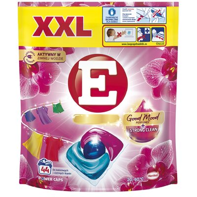 E XXL Aromaterapia Środek do prania kolorowych i ciemnych tkanin orchidea 528 g (44 prania)