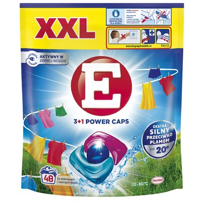 E XXL Skoncentrowany środek do prania do kolorowych i ciemnych tkanin 576 g (48 prań)