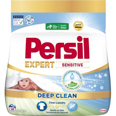 PERSIL Expert Deep Clean Proszek Do Prania Białych Tkanin Sensitive 990g