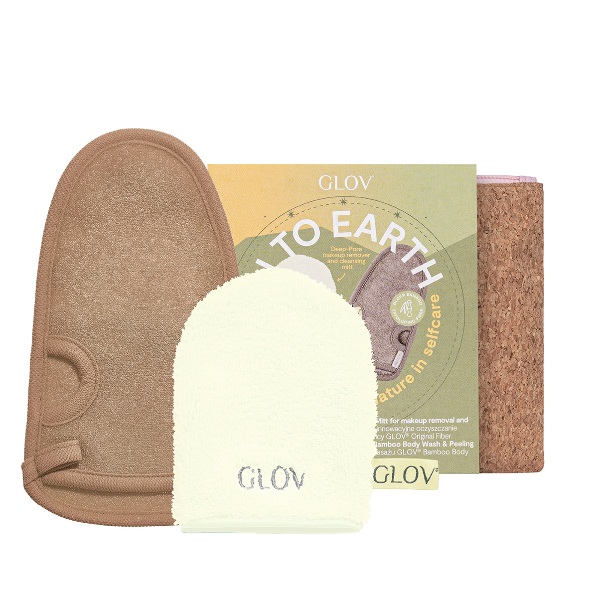 Glov Down To Earth Set Zestaw Do Pielęgnacji Ciała i Twarzy