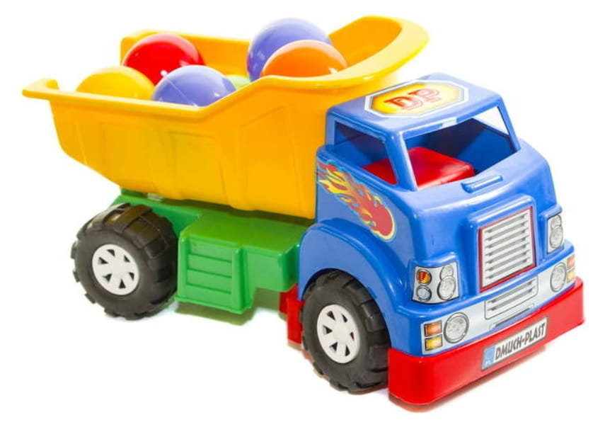 Duże AUTO WYWROTKA + piłki w zestawie DP