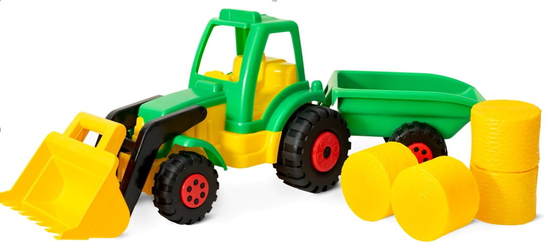 Duży Traktor z Przyczepą na Bele Siana DP