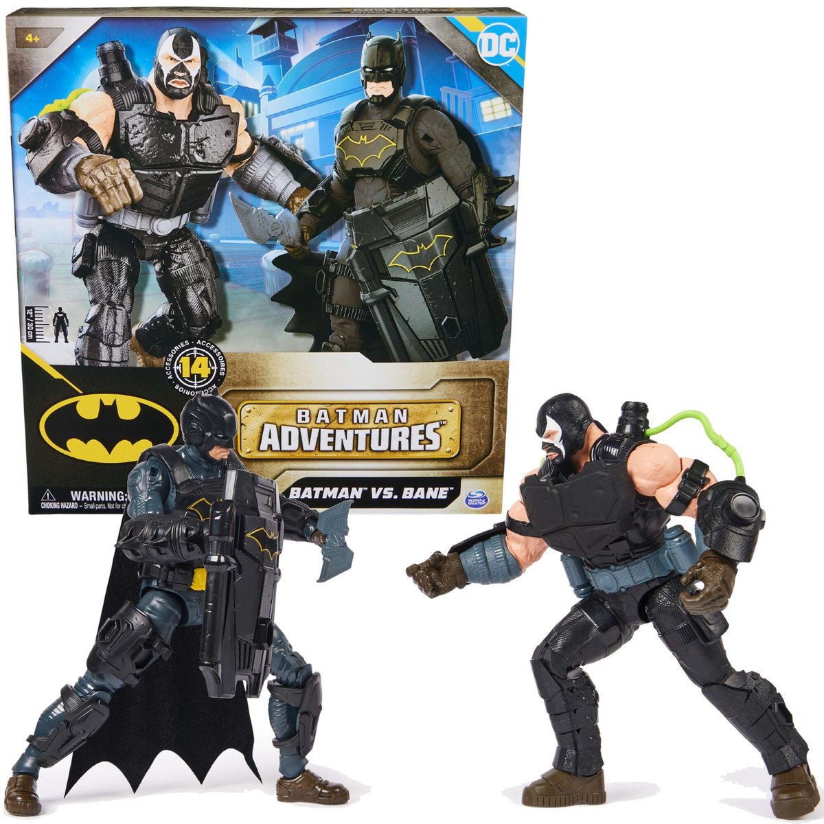 Zestaw figurek Batman Adventures Batman vs. Bane + akcesoria
