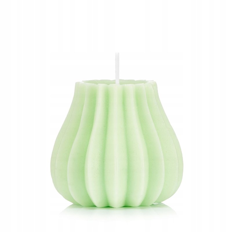 Świece ozdobne SAKIEWKA kolor MIĘTOWY