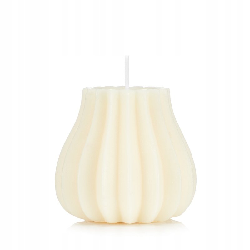 Świece ozdobne SAKIEWKA kolor ecru