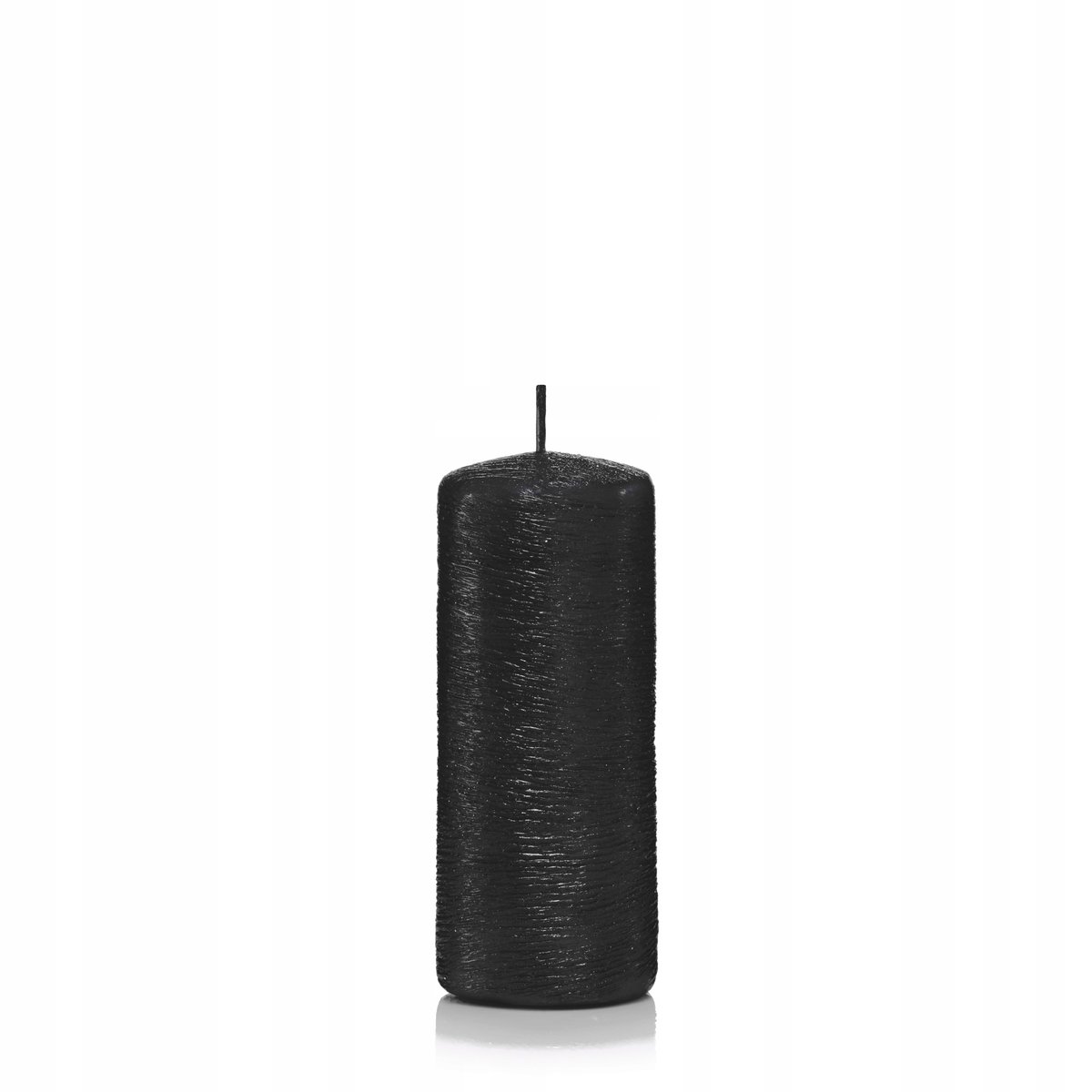 Świeca walec KOKON 10/4 cm kolor CZARNY