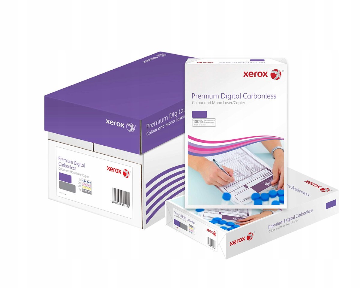 Papier ksero biurowy Xerox CARBONLESS 1+2 SAMOKOPIUJACY A4 500 arkuszy