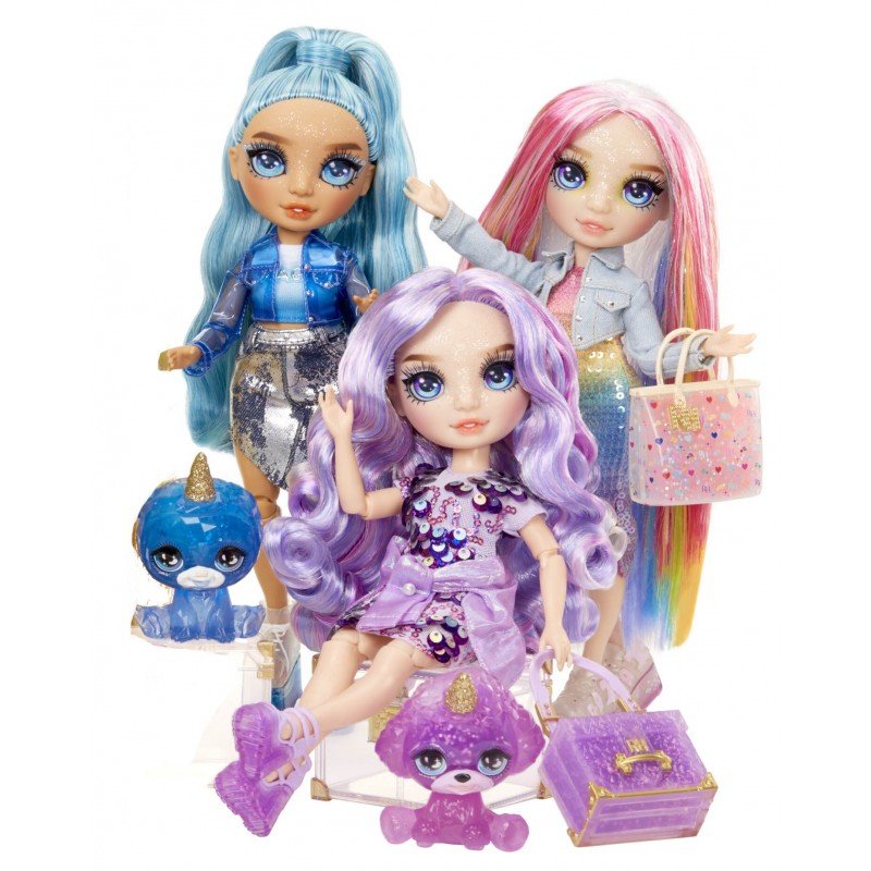 Zestaw 3 lalek Classic Rainbow Fashion Dolls Asst 2