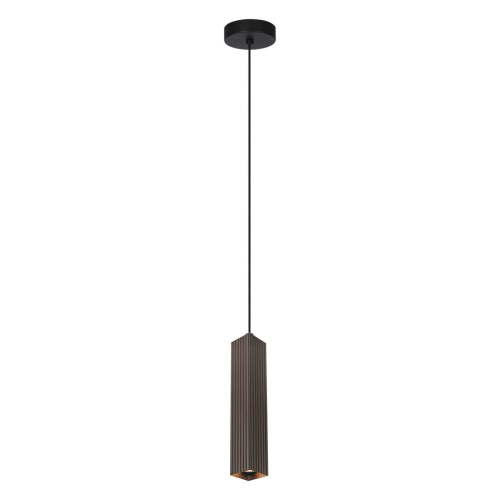 Tecno lampa wisząca 1xGU10 brązowa PND-37492-1-BRO